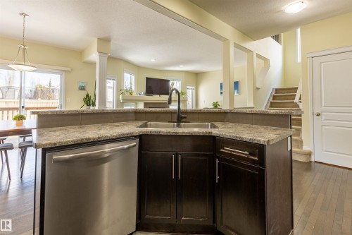 23 Everitt Drive, St. Albert, AB - Indoor Photo Showing Kitchen With Double Sink