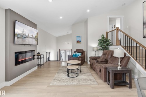 2512 Yoho Inlet, Cold Lake, AB - Indoor Photo Showing Living Room With Fireplace