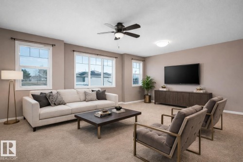 1245 Westerra Crescent, Stony Plain, AB - Indoor Photo Showing Living Room