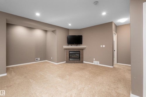 1245 Westerra Crescent, Stony Plain, AB - Indoor With Fireplace