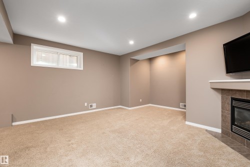 1245 Westerra Crescent, Stony Plain, AB - Indoor With Fireplace