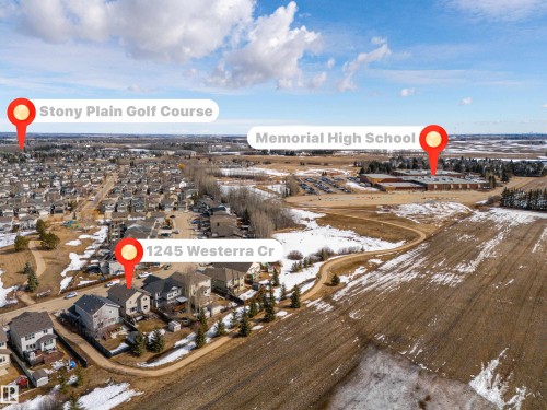1245 Westerra Crescent, Stony Plain, AB - Outdoor With View