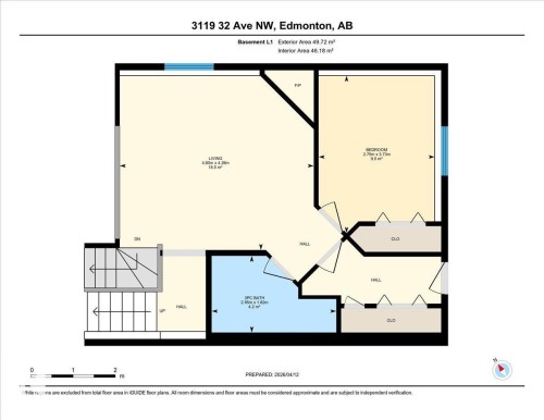 Floor plan - 3119 32 Avenue, Edmonton, AB - Other