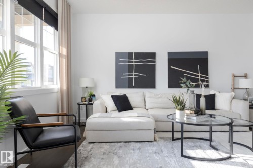 704 Southfork Drive, Leduc, AB - Indoor Photo Showing Living Room
