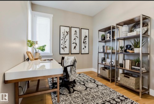100 Redpoll Wynd, St. Albert, AB - Indoor Photo Showing Office