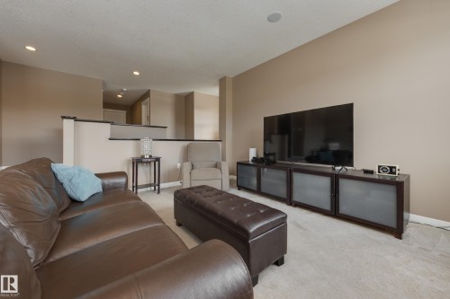 3825 Agar Green, Edmonton, AB - Indoor Photo Showing Living Room