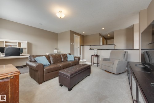 3825 Agar Green, Edmonton, AB - Indoor Photo Showing Living Room