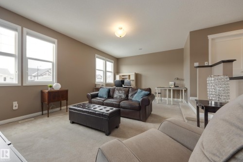 3825 Agar Green, Edmonton, AB - Indoor Photo Showing Living Room