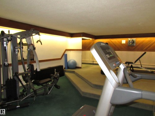 1002 9929 113 Street, Edmonton, AB - Indoor Photo Showing Gym Room