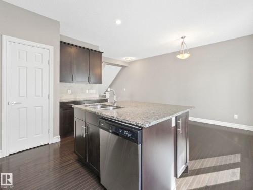 81 2003 Rabbit Hill Road Nw, Edmonton, AB - Indoor Photo Showing Kitchen With Double Sink