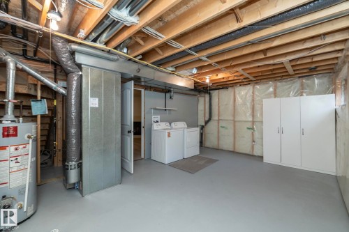 197 Birchwood Close, Devon, AB - Indoor Photo Showing Basement