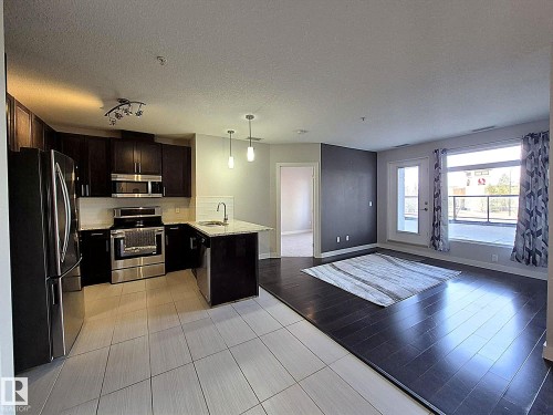 229 5151 Windermere Boulevard, Edmonton, AB - Indoor Photo Showing Kitchen With Upgraded Kitchen