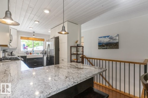 9328 94 Street, Edmonton, AB - Indoor Photo Showing Kitchen With Upgraded Kitchen
