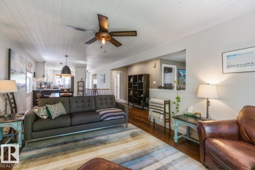9328 94 Street, Edmonton, AB - Indoor Photo Showing Living Room