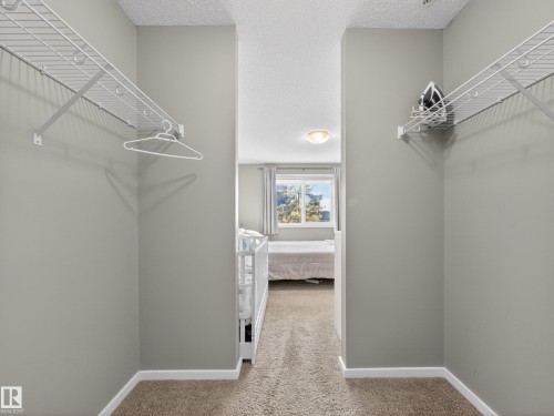 Walk-in closet with wire shelving and wall-to-wall carpeting - 124 148 Ebbers Boulevard, Edmonton, AB - Indoor With Storage