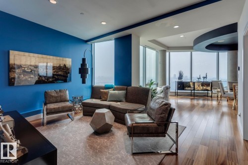 3001 11969 Jasper Avenue, Edmonton, AB - Indoor Photo Showing Living Room