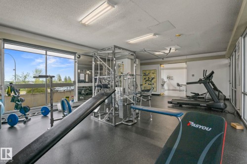 1003 10883 Saskatchewan Drive, Edmonton, AB - Indoor Photo Showing Gym Room