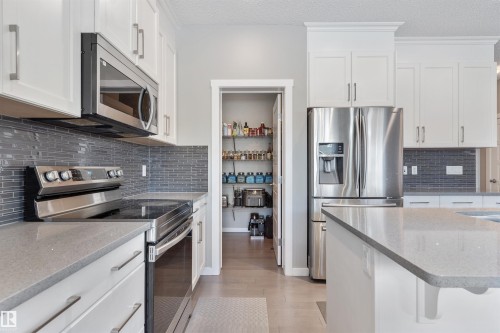 6006 19A Avenue, Edmonton, AB - Indoor Photo Showing Kitchen With Upgraded Kitchen