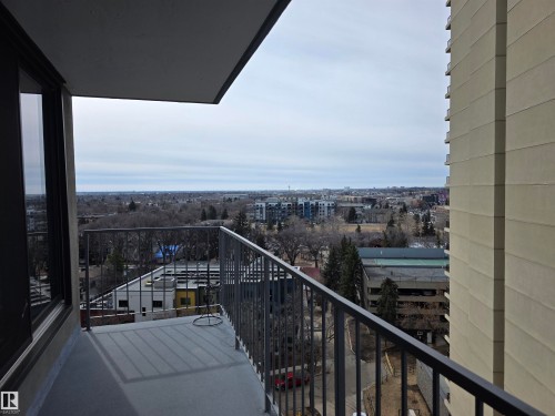 1201 10135 Saskatchewan Drive, Edmonton, AB - Outdoor With Balcony With View With Exterior