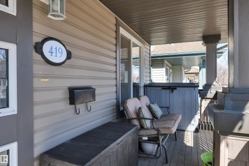 419 Hemingway Road, Edmonton, AB - Outdoor With Deck Patio Veranda With Exterior