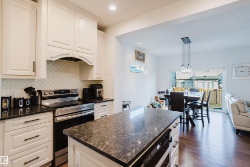 17539 61 Street, Edmonton, AB - Indoor Photo Showing Kitchen With Upgraded Kitchen