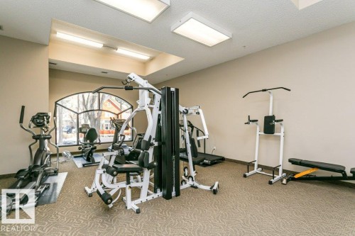 504 10108 125 Street, Edmonton, AB - Indoor Photo Showing Gym Room