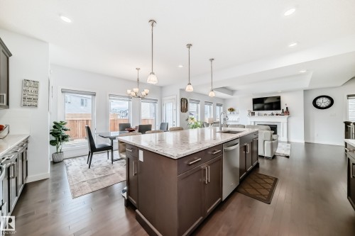 922 173A Street, Edmonton, AB - Indoor Photo Showing Kitchen With Upgraded Kitchen