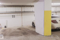 Designated parking space within a parking garage - 