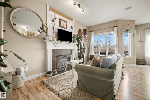 114 Mclaughlin Drive, Spruce Grove, AB - Indoor With Fireplace