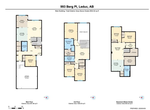 Floor plan - 993 Berg Pl, Leduc, AB - Other
