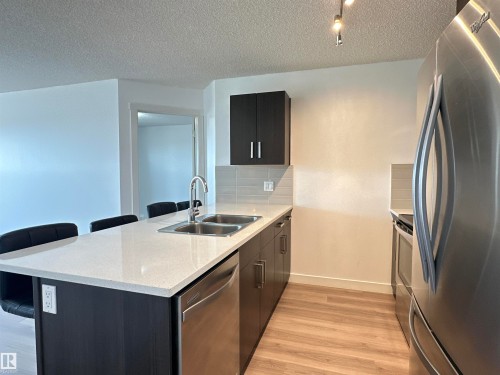 311 667 Watt Boulevard, Edmonton, AB - Indoor Photo Showing Kitchen With Double Sink With Upgraded Kitchen