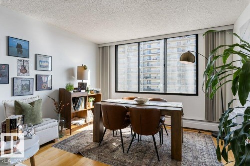 1403 9808 103 Street, Edmonton, AB - Indoor Photo Showing Dining Room