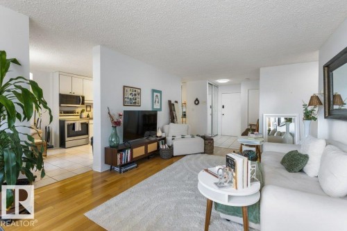 1403 9808 103 Street, Edmonton, AB - Indoor Photo Showing Living Room