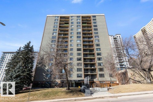 1403 9808 103 Street, Edmonton, AB - Outdoor With Facade