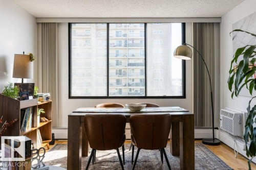 1403 9808 103 Street, Edmonton, AB - Indoor Photo Showing Dining Room