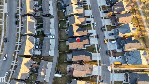 Aerial view of the property and its surrounding neighbourhood, featuring paved streets and sidewalks - 1407 Graydon Hill Way, Edmonton, AB -  Photo Showing Gym Room