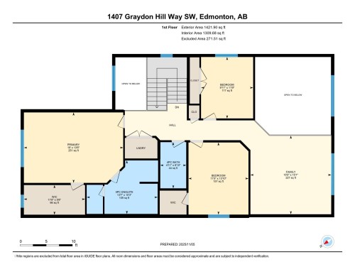 Floor plan - 1407 Graydon Hill Way, Edmonton, AB - Other