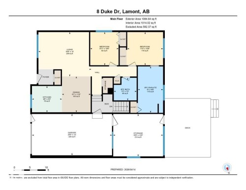 Floor plan - 8 Duke Drive, Lamont, AB - Other