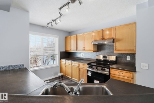 36 3075 Trelle Crescent, Edmonton, AB - Indoor Photo Showing Kitchen With Double Sink