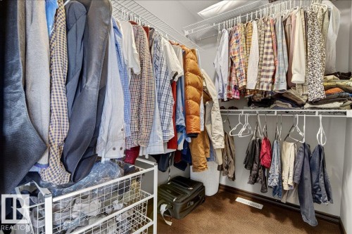 This closet offers extensive wire shelving and hanging rods for storage - 1530 Chapman Way, Edmonton, AB - Indoor With Storage