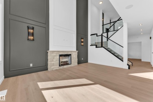 4 Grayson Green, Stony Plain, AB - Indoor With Fireplace
