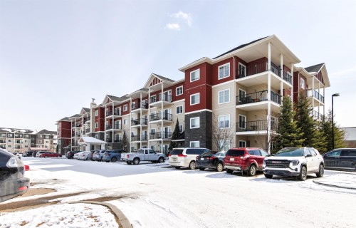 2302 4 Augustine Crescent, Sherwood Park, AB - Outdoor With Balcony With Facade