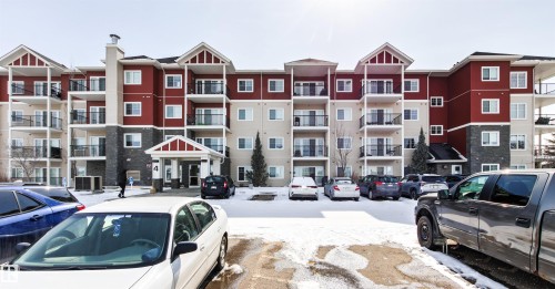 2302 4 Augustine Crescent, Sherwood Park, AB - Outdoor With Balcony With Facade