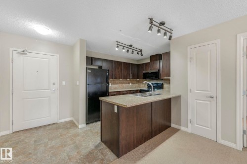 210 103 Ambleside Drive, Edmonton, AB - Indoor Photo Showing Kitchen With Double Sink