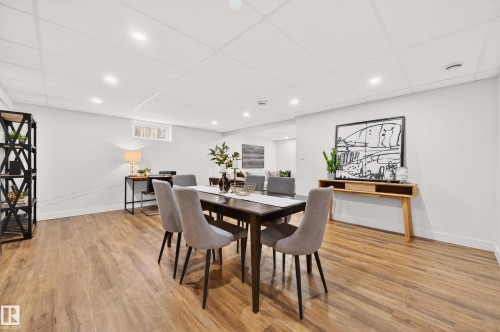 18312 91 Avenue, Edmonton, AB - Indoor Photo Showing Dining Room