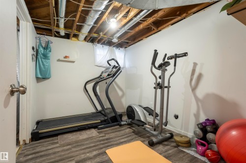 10880 73 Street, Edmonton, AB - Indoor Photo Showing Gym Room