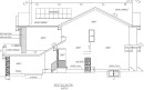 Architectural Drawing, Right Elevation. Illustrating the exterior design and material specifications for the property - 13112 186 Avenue, Edmonton, AB  - Other 