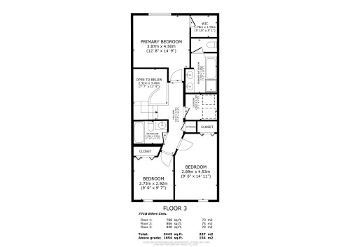 Floor plan - 7718 Eifert Crescent, Edmonton, AB - Other