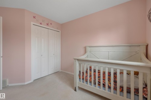 This room features light-colored walls and carpet flooring - 5 Parkview Crescent, Calmar, AB - Indoor Photo Showing Bedroom