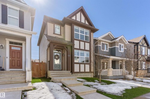 1227 Chappelle Boulevard, Edmonton, AB - Outdoor With Deck Patio Veranda With Facade